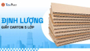 Định lượng giấy carton 5 lớp là bao nhiêu? Cách kiểm tra và ứng dụng