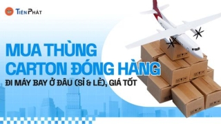 Mua thùng carton đóng hàng đi máy bay ở đâu (sỉ và lẻ), giá tốt?