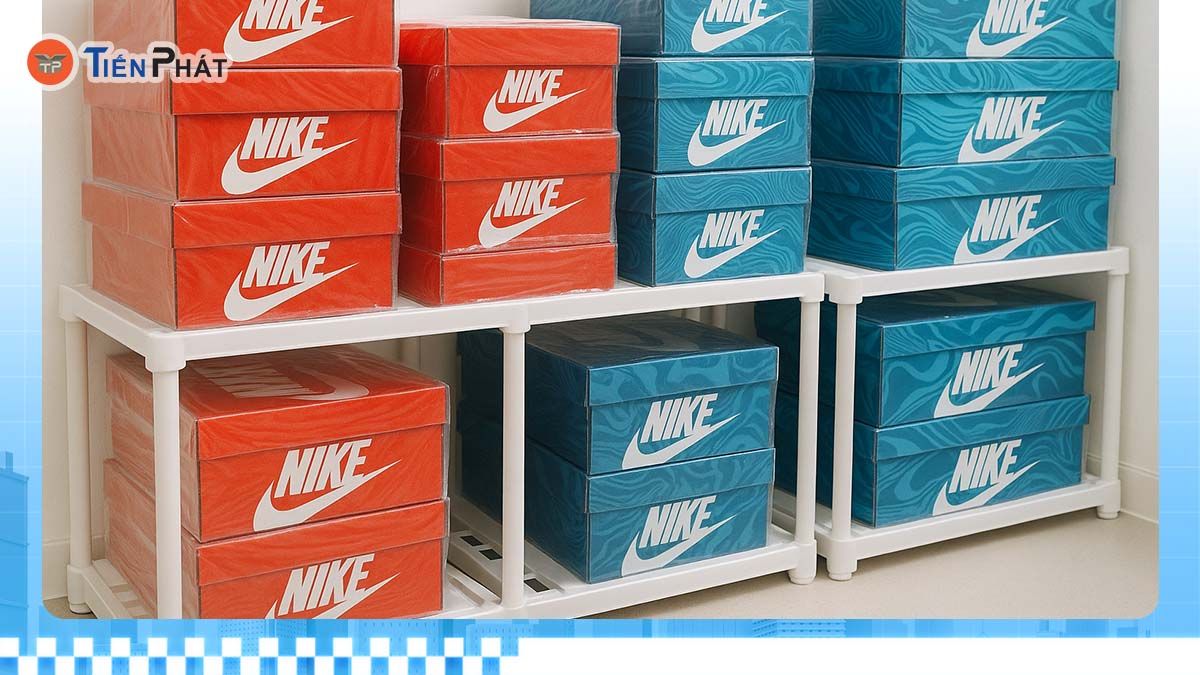 Bảo quản hộp giấy đựng giày thế nào khi chưa sử dụng?