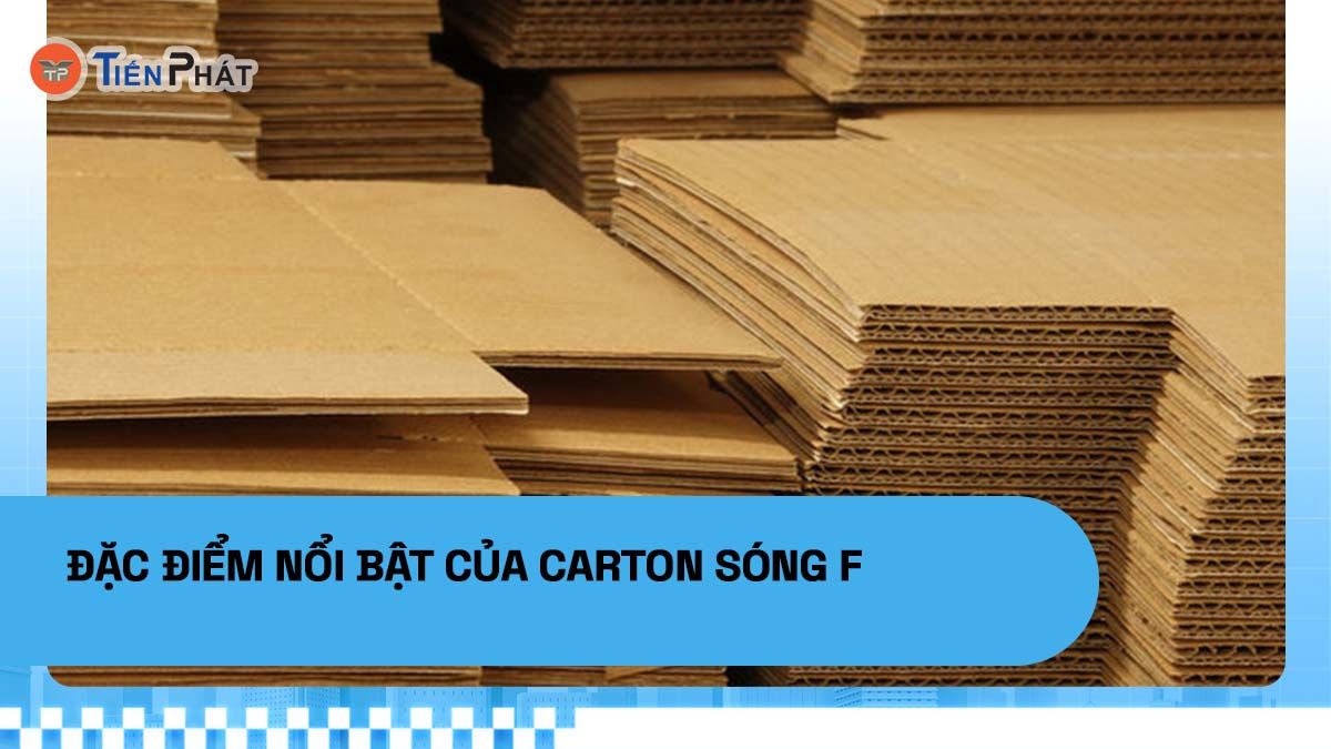 Đặc điểm nổi bật của carton sóng F