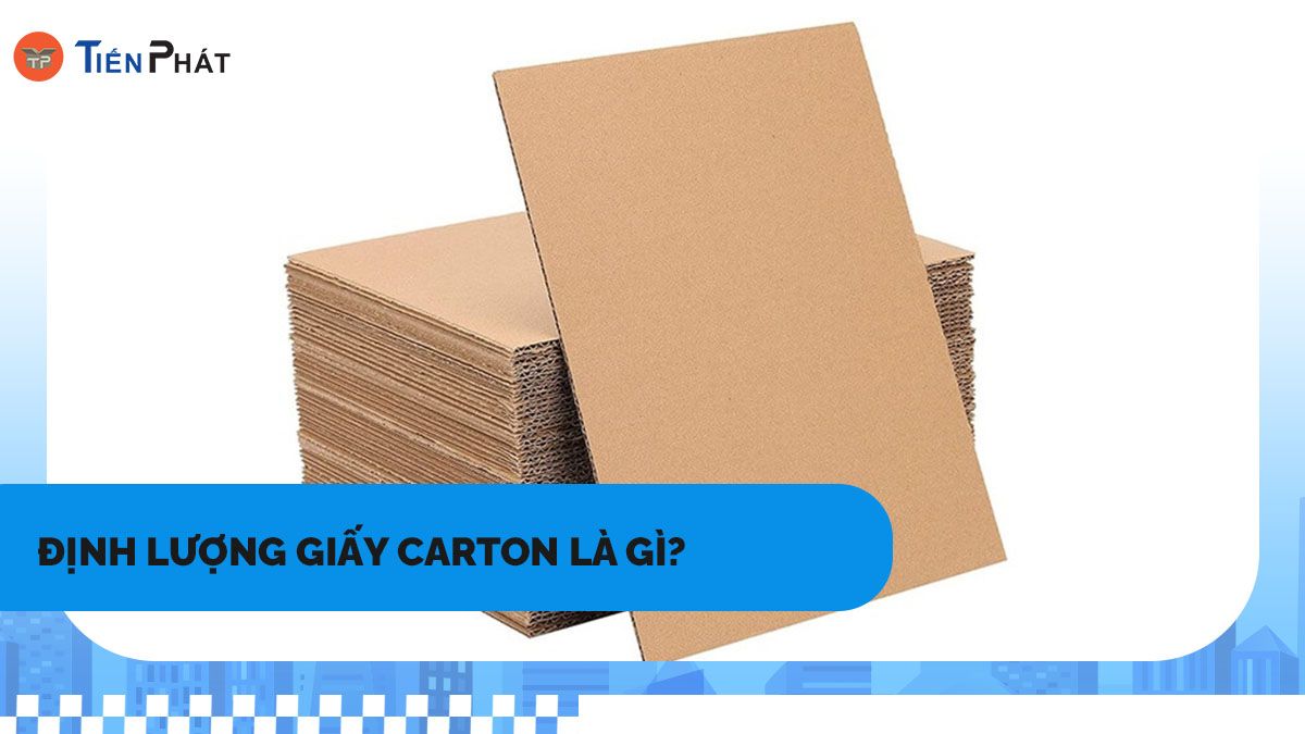 Định lượng giấy carton là gì?