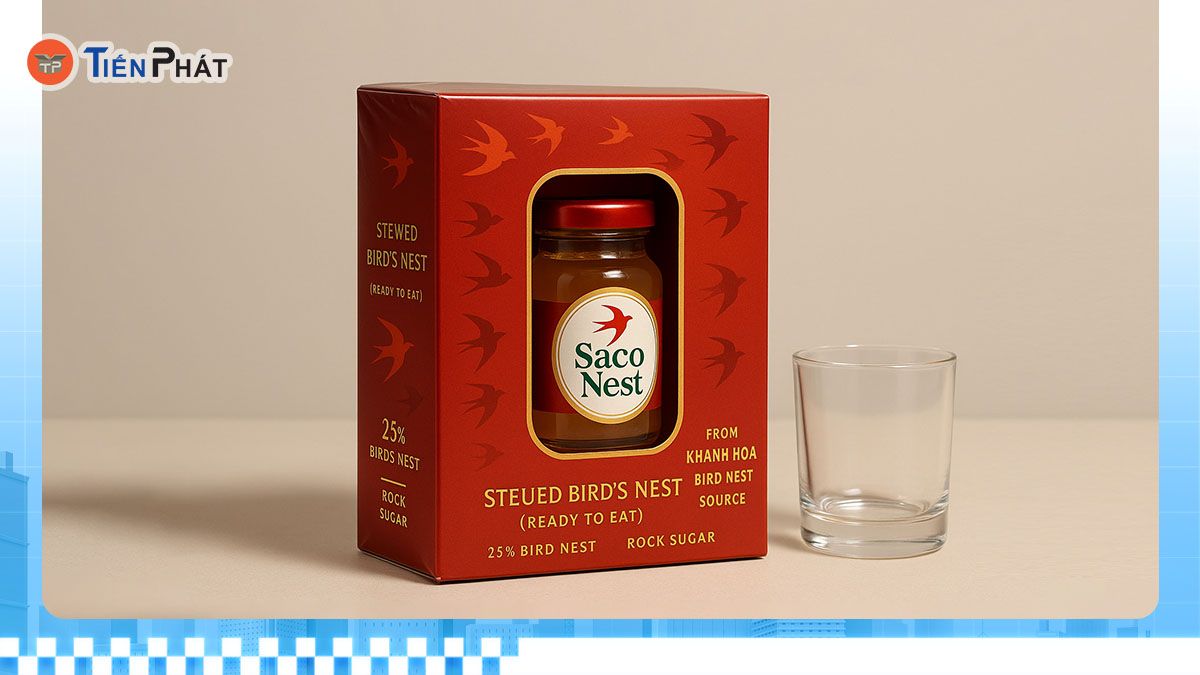 Hộp đựng 1 hũ yến