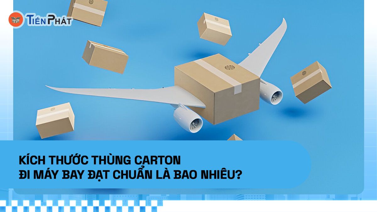 Kích thước thùng carton đi máy bay đạt chuẩn là bao nhiêu?