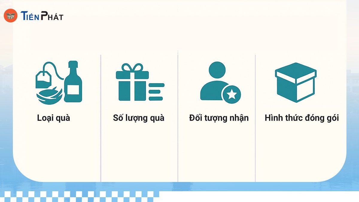 Những yếu tố cần cân nhắc khi chọn kích thước hộp quà Tết