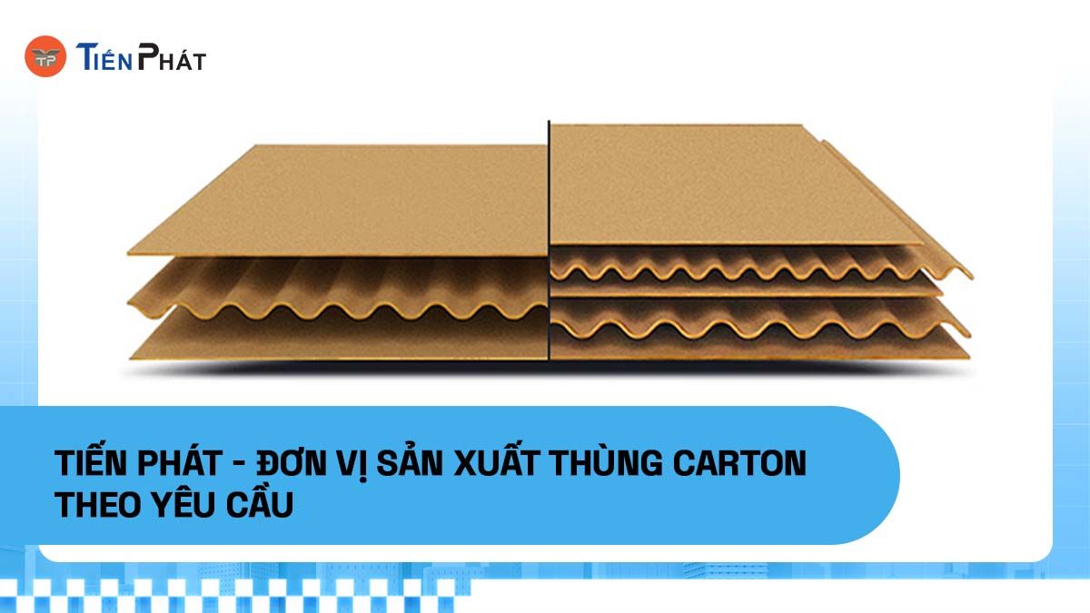 Tiến Phát - Đơn vị sản xuất thùng carton theo yêu cầu