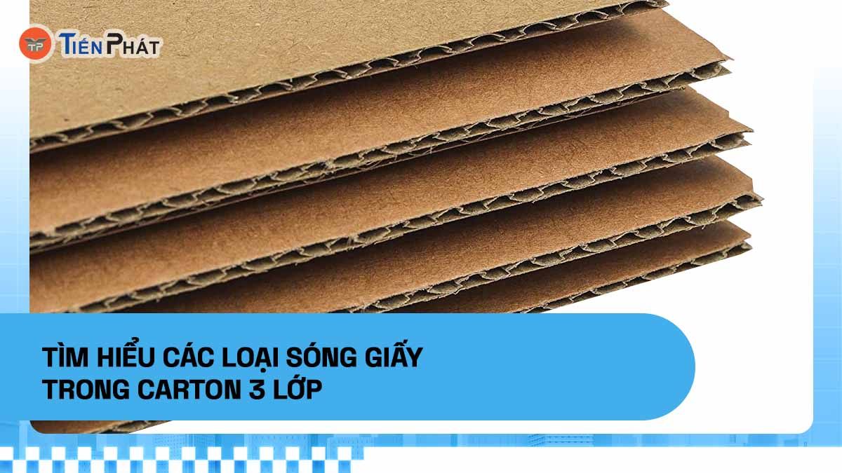 Tìm hiểu các loại sóng giấy trong carton 3 lớp