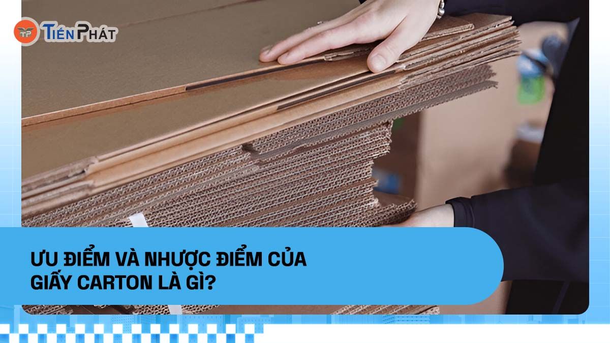 Ưu điểm và nhược điểm của giấy carton là gì?