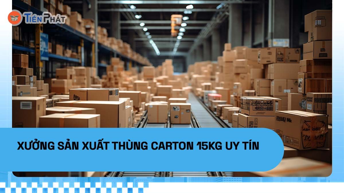 Xưởng sản xuất thùng carton 15kg uy tín
