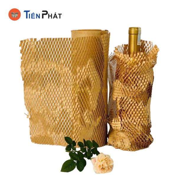 Giấy tổ ong gói hàng kraft, chống sốc, nhiều màu sắc, nhiều size