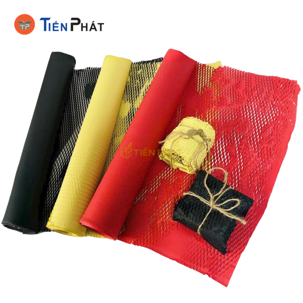 Giấy tổ ong gói hàng kraft, chống sốc, nhiều màu sắc, nhiều size