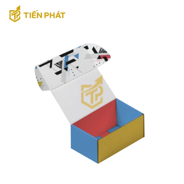 Hộp carton nắp gài mini, nhiều màu sắc