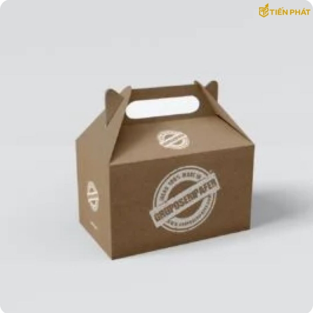 Hộp giấy đựng bánh hình chữ nhật