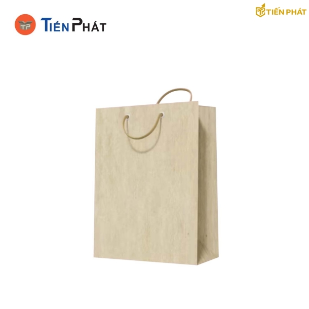 Túi giấy đựng quần áo, màu vàng, không họa tiết