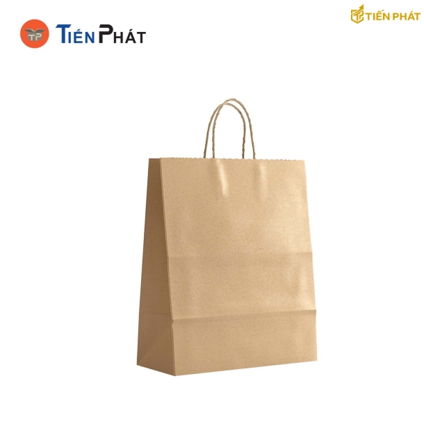 Túi giấy đựng son, màu nâu, không họa tiết